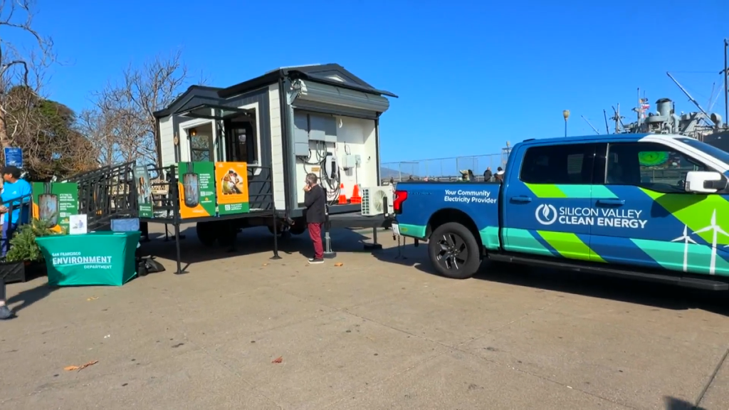 Pop-up all-electric mobile home in San Francisco demonstrates carbon-free buildings of the future — CBS Bay Area (KPIX), Sunnyvale Technology news