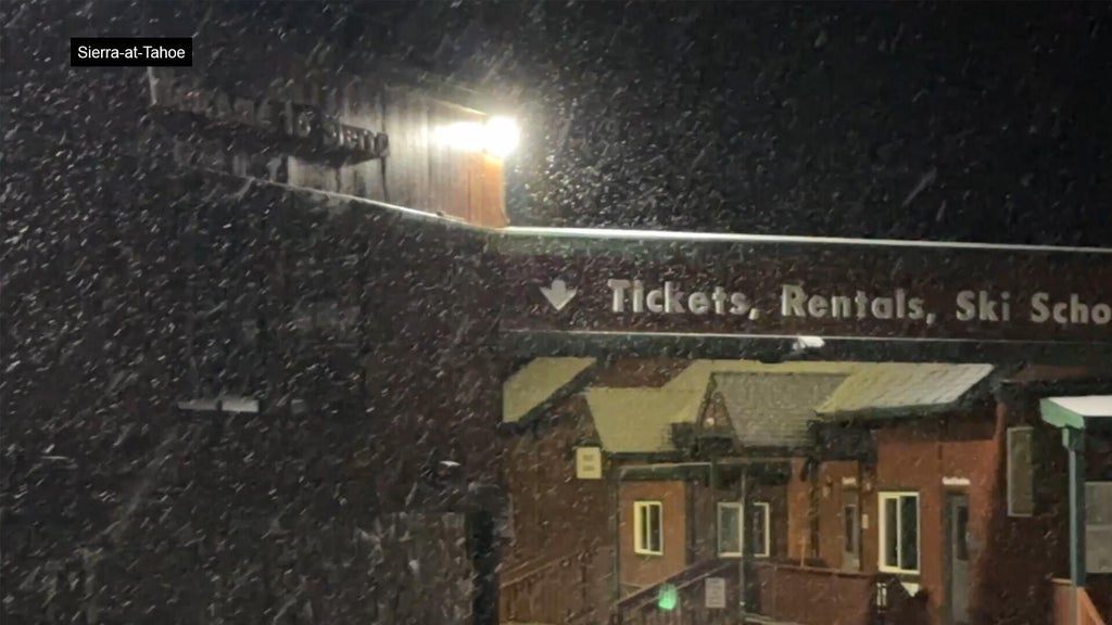 Northern California Sierra sees some early-season snow — CBS Bay Area (KPIX), Sunnyvale Sports news
