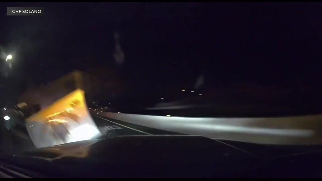 Video shows Tesla hit CHP car on I-80 in Fairfield; driver says he slept with Full Self-Driving on — CBS Bay Area (KPIX), Sunnyvale Technology news