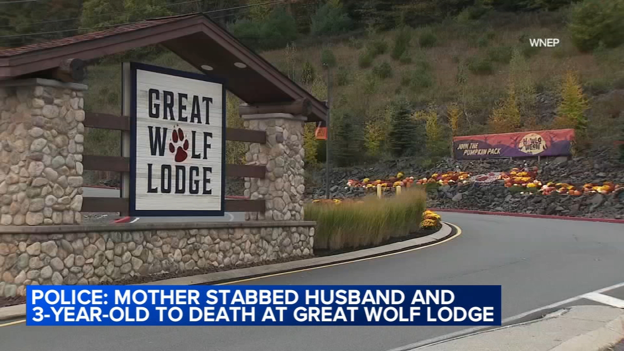 Great Wolf Lodge homicide: Metallica Rose Harrison accused of stabbing husband Charles Harrison, son to death at family resort in the Poconos in Scotrun, Monroe County, Pennsylvania
— ABC 7 Bay Area, Sunnyvale Community news