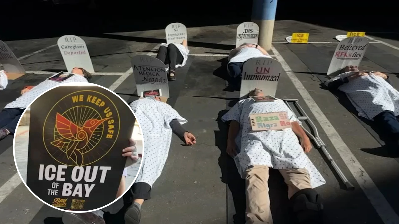 Activists demand end to ICE activity at Oakland's Eastmont Mall, stage 'die-in' demonstration
       — ABC 7 Bay Area, Sunnyvale Real Estate news