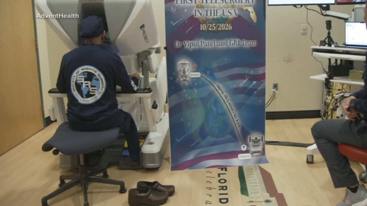 Doctor performs surgery on patient at hospital 35 miles away using robotics
— ABC 7 Bay Area, Sunnyvale Health news