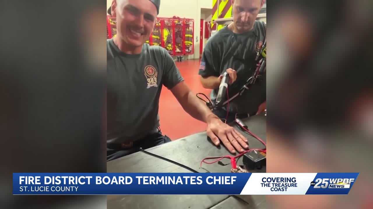 St. Lucie County fire chief terminated after months of controversy — WPBF West Palm Beach, Sunnyvale Community news