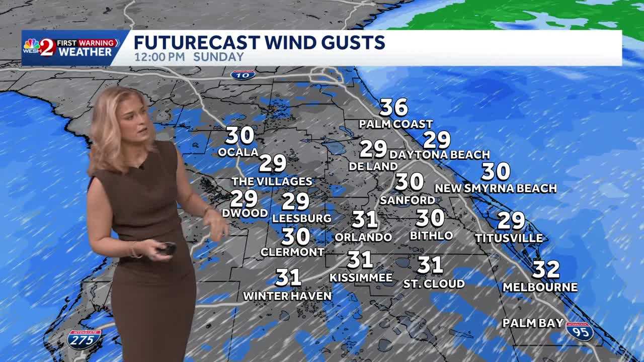Showers and windy conditions to end the weekend| Forecast Video 10/25 — WESH 2 Orlando, Sunnyvale Community news