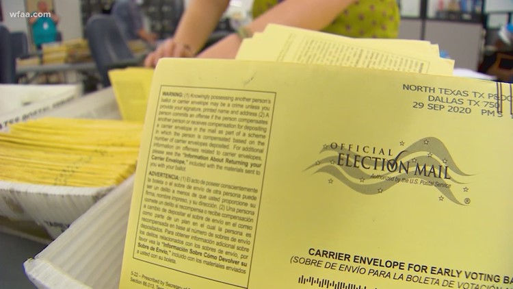 Heavier mail-in ballots raise postage questions in Tarrant County — WFAA (Dallas-Fort Worth), Sunnyvale Community news