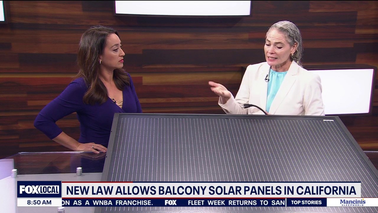 How balcony solar panels work, under new California law allowing them — KTVU FOX 2 Bay Area, Sunnyvale Community news